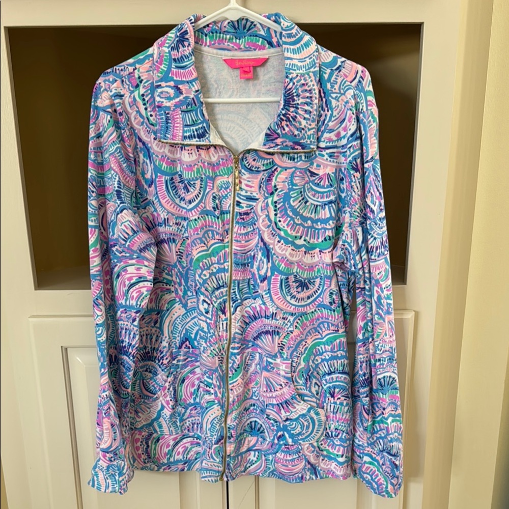 Lilly Pulitzer Colorful Zip-Up Jacket